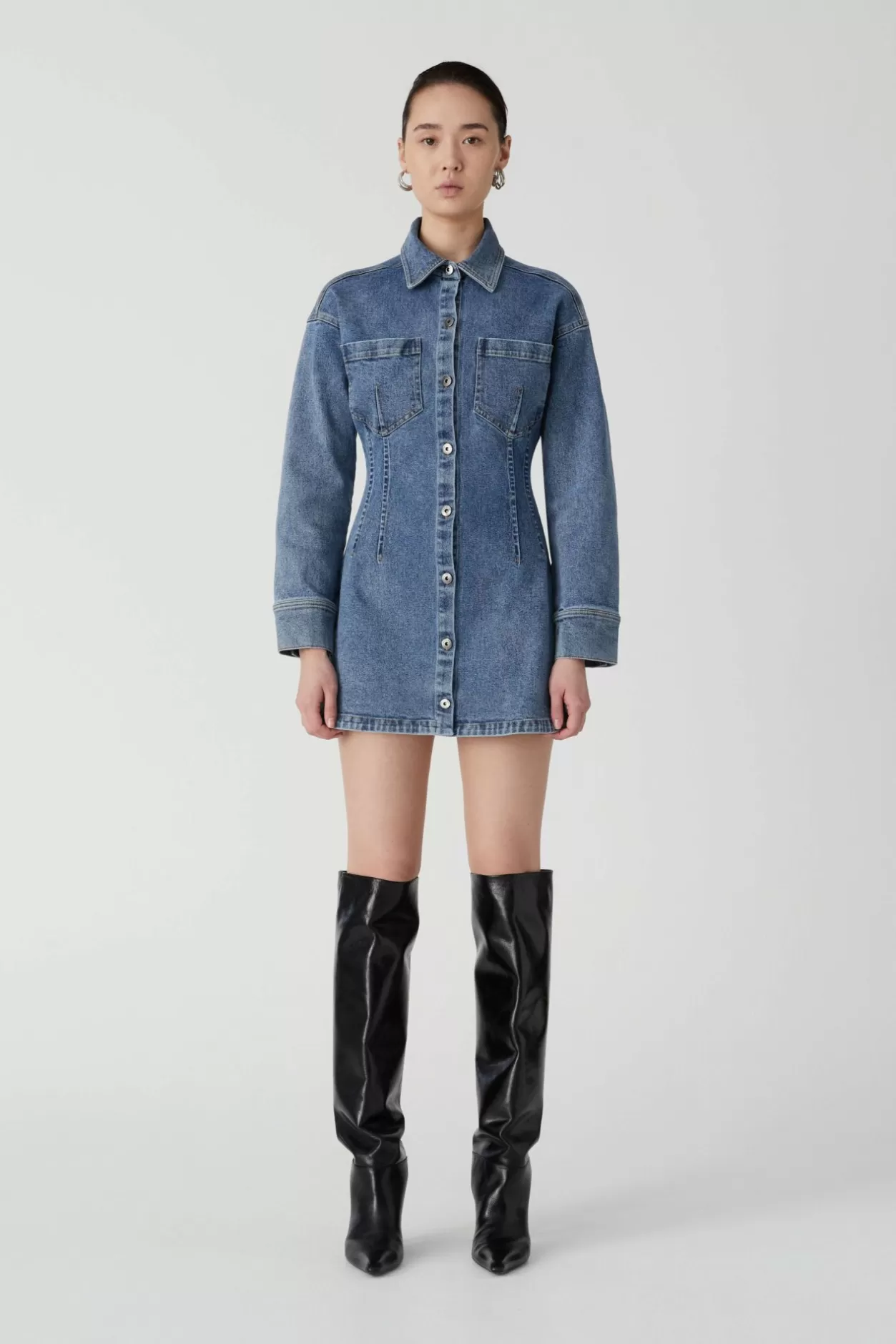 Dresses*MISHA Javier Denim Mini Dress