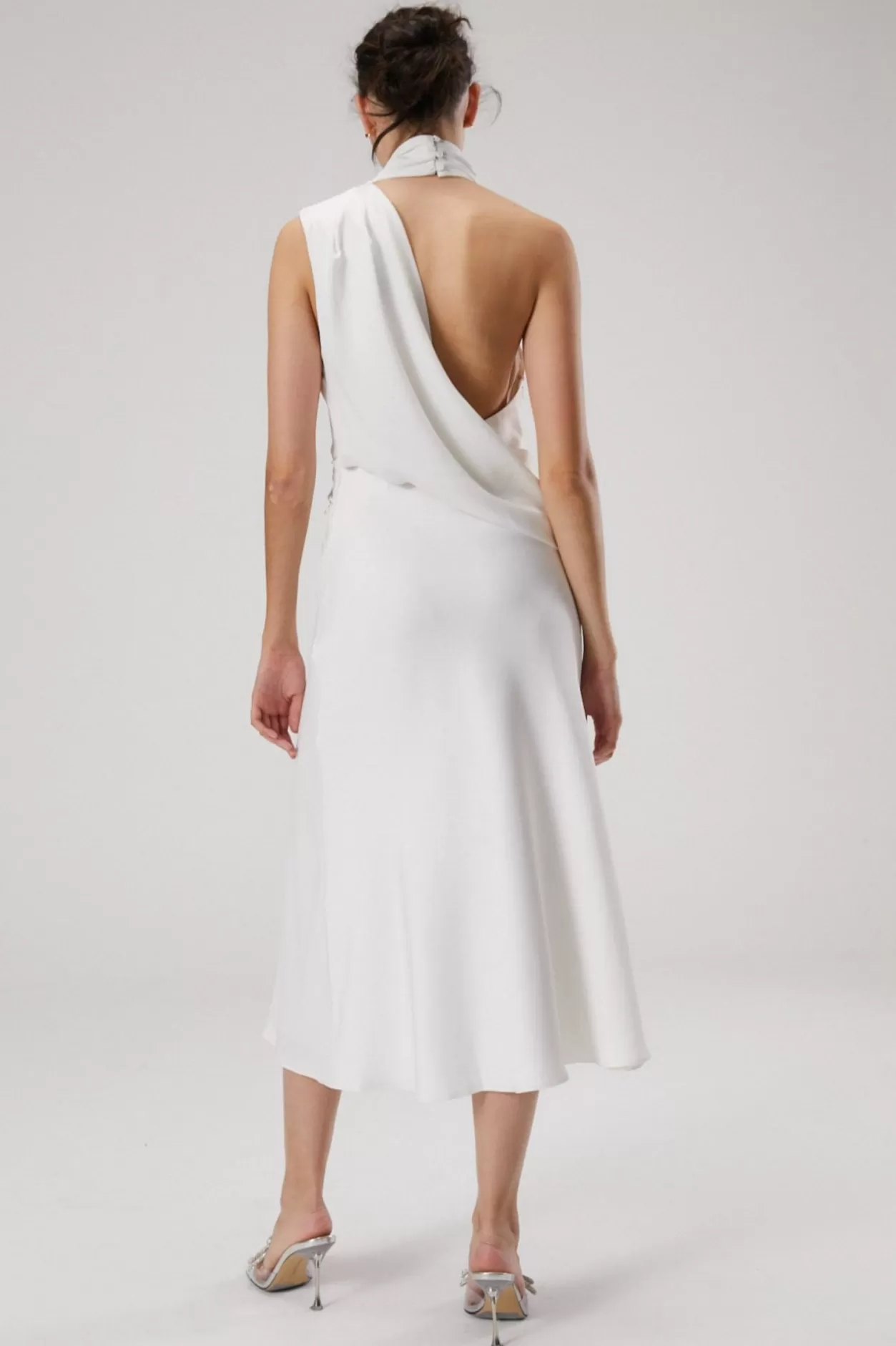 Wedding*MISHA Robbia Satin Midi Dress