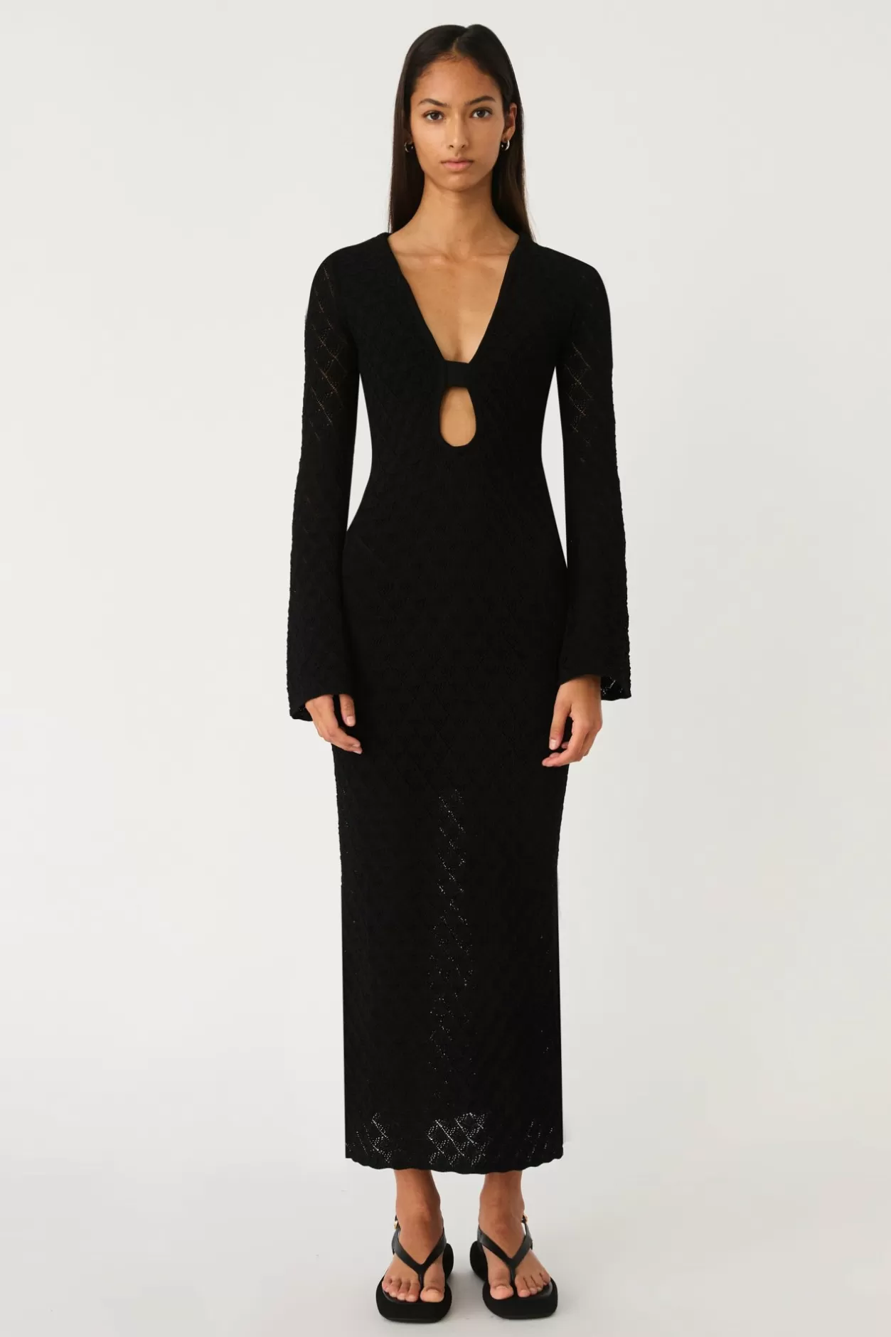 Swim Cover Ups*MISHA Winona Pointelle Midi Dress